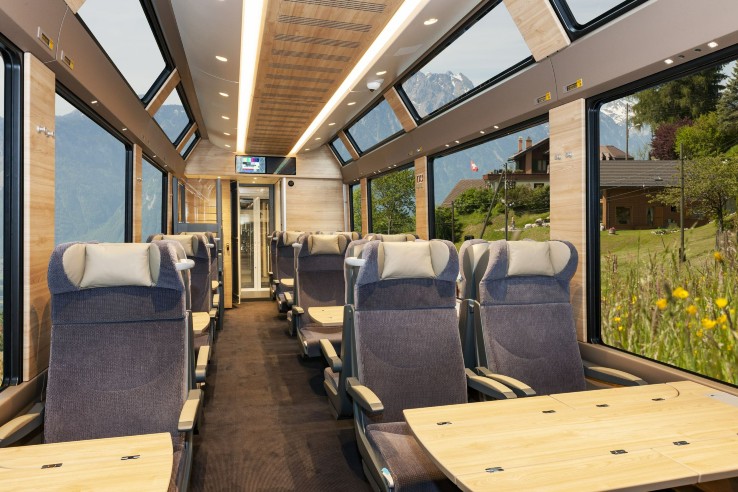 GoldenPass Express 1st class carriage